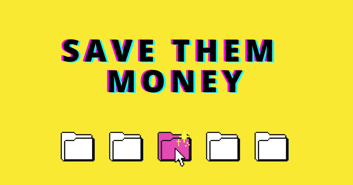EMM template for August 7th, 2023 titled Save Them Money