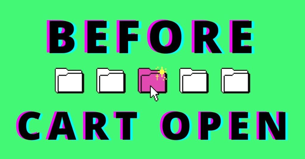 "before cart open" featured image