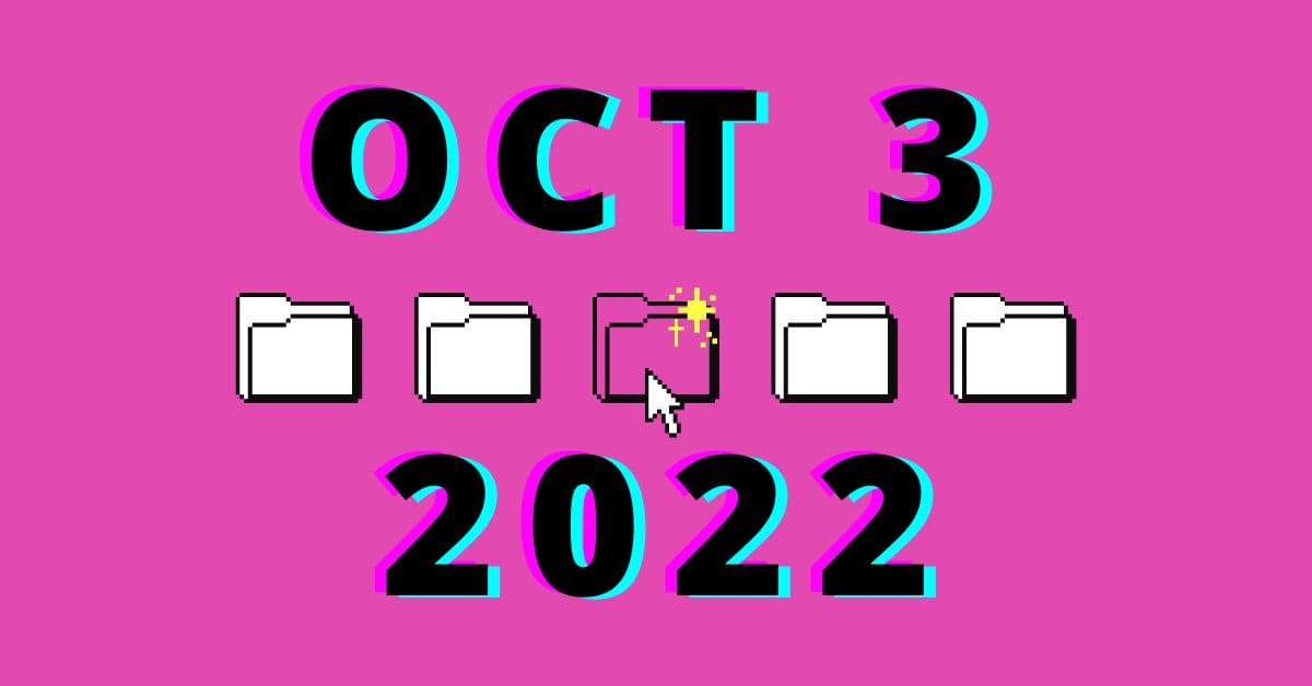 EMM template for October 3rd, 2022