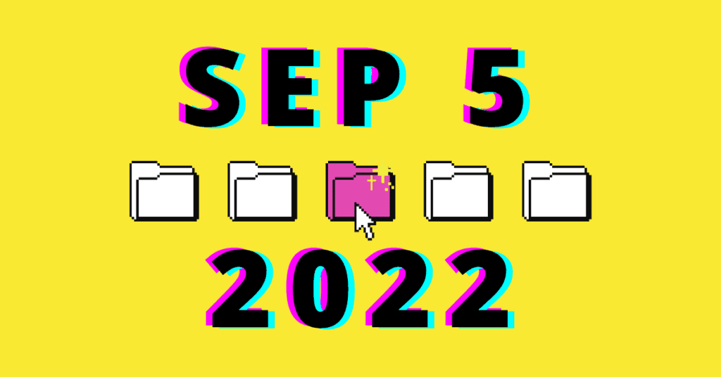 EMM template for September 5th, 2022